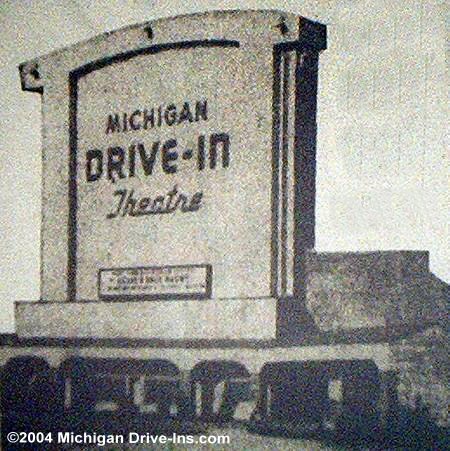 Michigan Drive-In Theatre - Michigan Screen July 1948